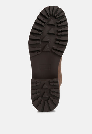 Shirly Knit Collared Ankle Boots