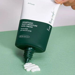 ANUA Heartleaf Silky Moisture Sun Cream - By Baano