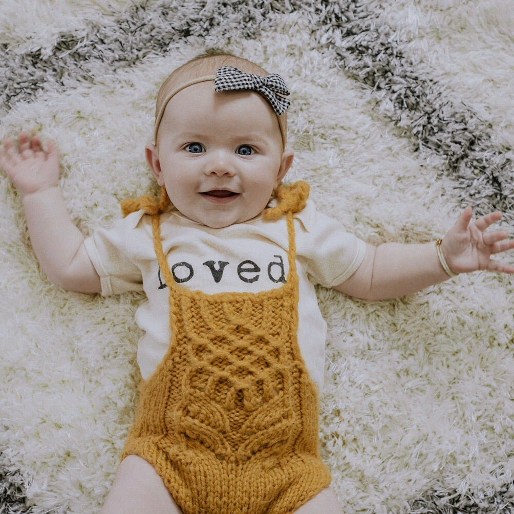 Loved Organic Baby Bodysuit Tenth & Pine