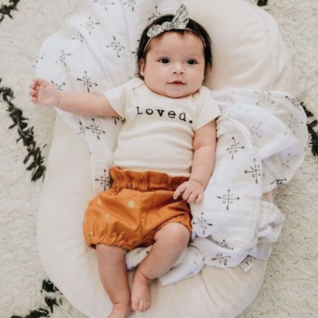 Loved Organic Baby Bodysuit Tenth & Pine