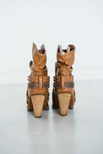 Short Change Booties in Tan