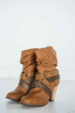 Short Change Booties in Tan