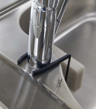 Faucet-Hanging Sponge Holder - Single - Steel - By Baano