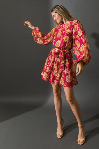 ONE THAT GOT AWAY WOVEN MINI DRESS - By Baano