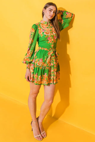 FURTHERST THING WOVEN MINI DRESS - By Baano
