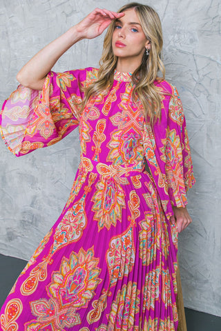 COVERED BY LOVE WOVEN MAXI DRESS - By Baano