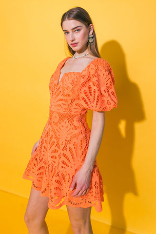 LIFETIME CELEBRATIONS LACE MINI DRESS - By Baano