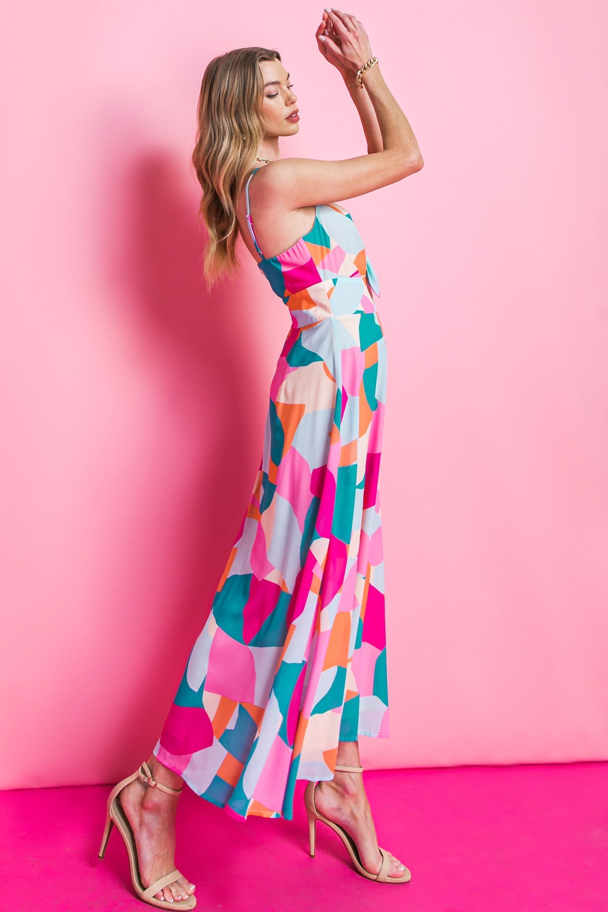 BLUE OCEAN BEACH WOVEN MIDI DRESS - By Baano