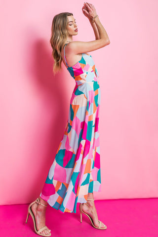 BLUE OCEAN BEACH WOVEN MIDI DRESS - By Baano