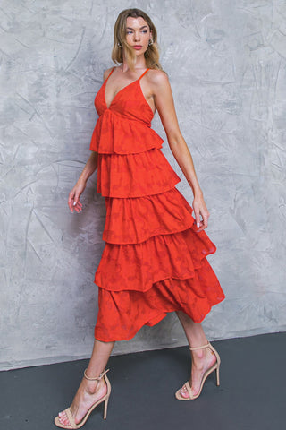 ISLAND AESTHETIC WOVEN MIDI DRESS - By Baano