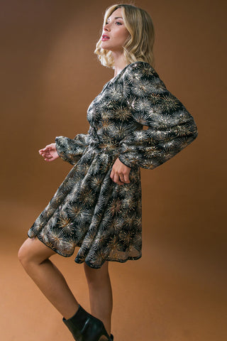 STRAIGHT TO BUSINESS SEQUIN MINI DRESS - By Baano