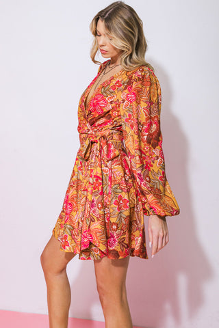 AROUND THE TIME WOVEN MINI DRESS - By Baano