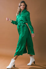 IT'S YOUR PLACE WOVEN MIDI DRESS Flying Tomato