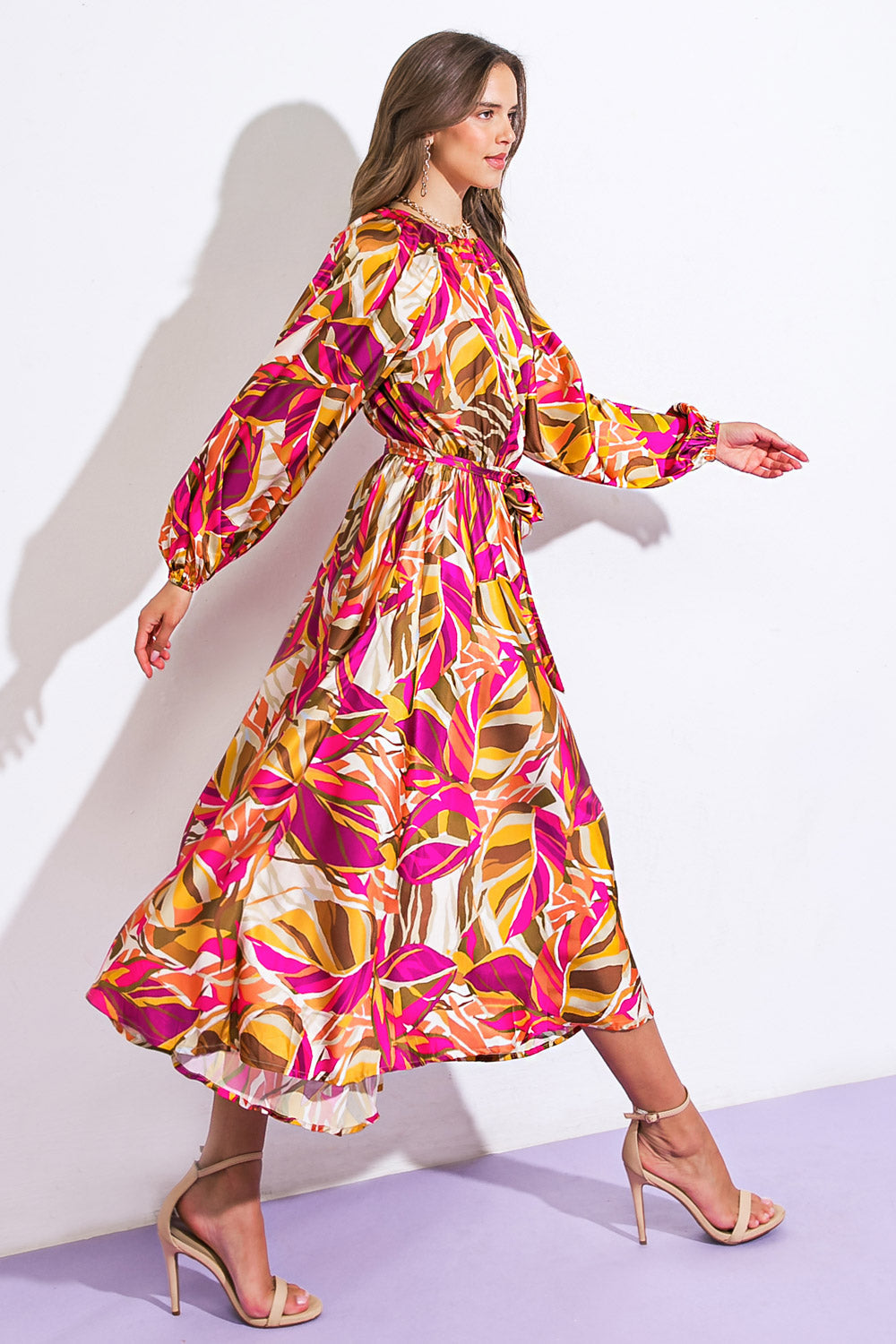 SEARCHING FOR THE ONE WOVEN MIDI DRESS - By Baano