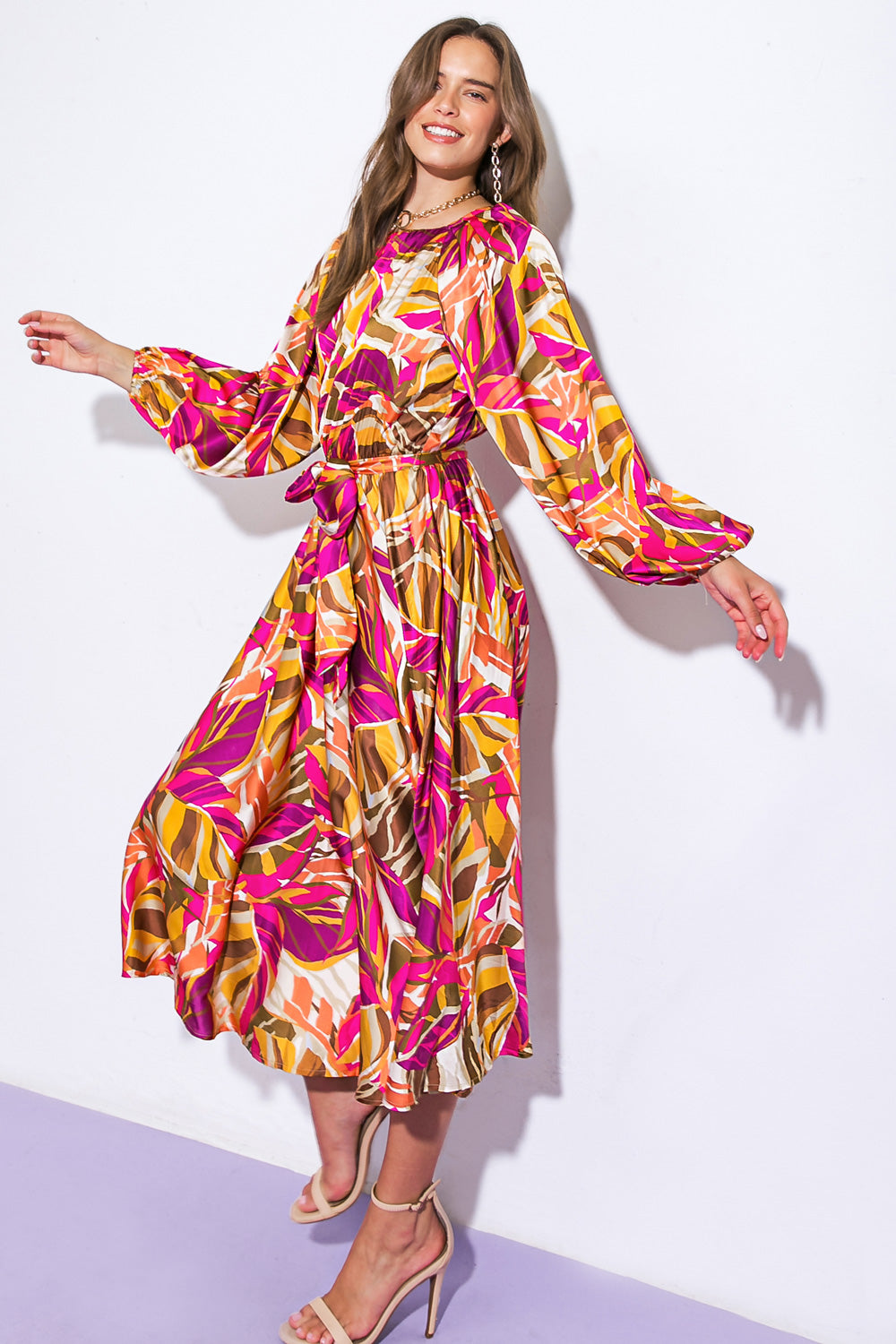 SEARCHING FOR THE ONE WOVEN MIDI DRESS - By Baano