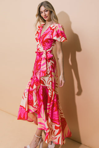 STUNNING SIGNIFICANCE WOVEN MAXI DRESS - By Baano
