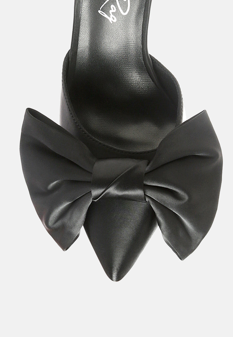 Sidonie Bow Detail Stiletto Mules