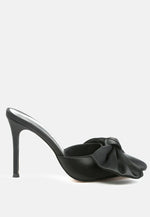 Sidonie Bow Detail Stiletto Mules
