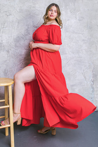 OUT IN THE COUNTRY WOVEN MAXI DRESS - By Baano