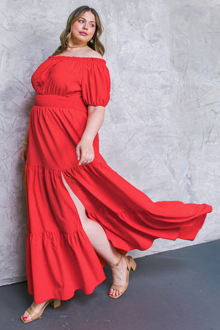 OUT IN THE COUNTRY WOVEN MAXI DRESS - By Baano