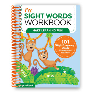 My Sight Words Workbook: 101 High-Frequency Words Plus Games & Activities! (Spiral Bound) - By Baano
