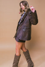 EXCEPTIONAL LOOK FAUX BLAZER - By Baano