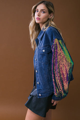 WALKING THE WALK DENIM JACKET - By Baano