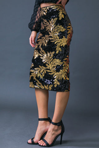 PART OF MY STORY SEQUIN SKIRT - By Baano