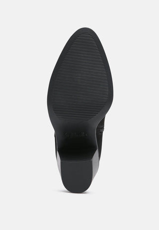 Simone Block Heeled Ankle Boots