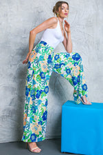 FLORAL IN THE WORLD WOVEN PANTS - By Baano