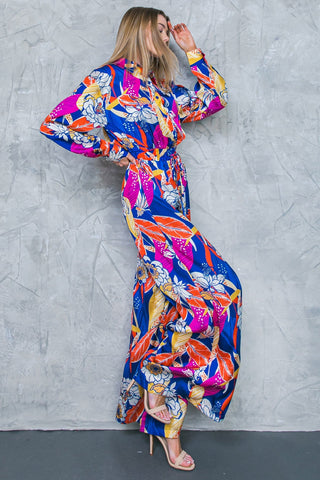 BLOOMING HOPE WOVEN JUMPSUIT - By Baano