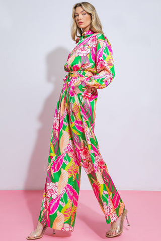BLOOMING HOPE WOVEN JUMPSUIT - By Baano