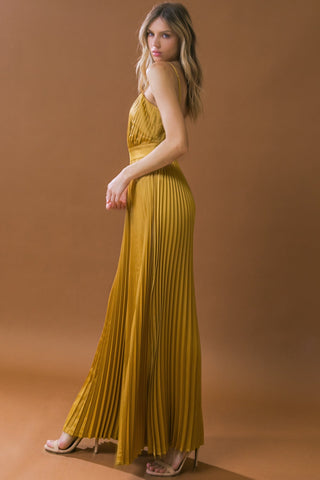 BLISSFUL LOVE WOVEN JUMPSUIT - By Baano