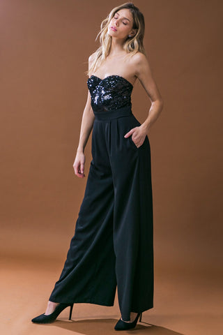 RARE BEAUTY HUNTER WOVEN JUMPSUIT - By Baano
