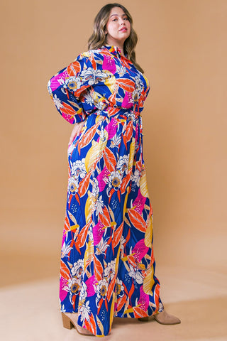 BLOOMING HOPE WOVEN JUMPSUIT - By Baano