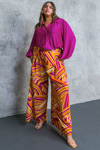 LIVELY CHAM WOVEN PANTS - By Baano