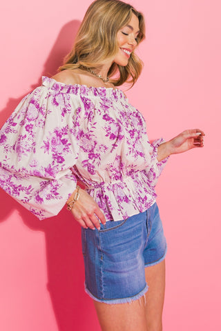 LOVELY ENTRANCE WOVEN TOP - By Baano