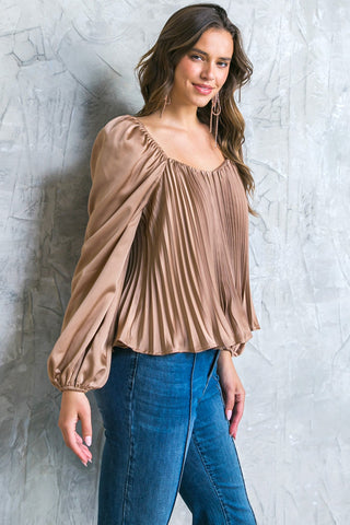 NO MORE DRAMA WOVEN TOP - By Baano