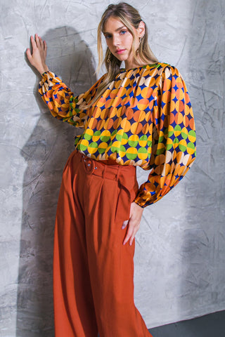 SAVOR THE SWEETNESS WOVEN TOP - By Baano