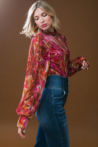 CRUSHING ON YOU WOVEN TOP - By Baano
