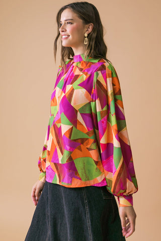 LOOKING AHEAD WOVEN TOP - By Baano