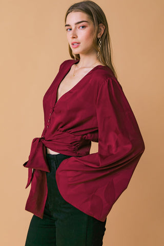 THE RIGHT ADDITION WOVEN TOP - By Baano