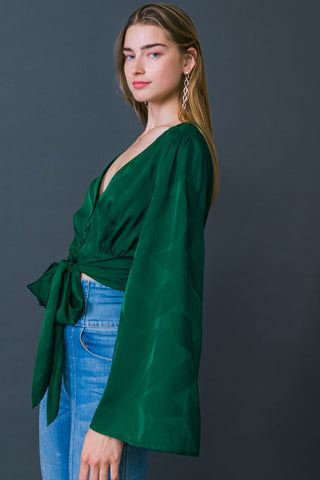 THE RIGHT ADDITION WOVEN TOP - By Baano