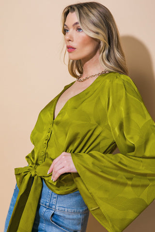 THE RIGHT ADDITION WOVEN TOP - By Baano
