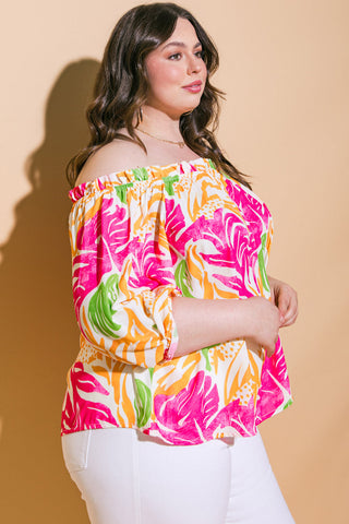 BREAKING HEARTS WOVEN TOP - By Baano