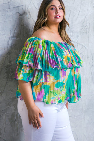 MAGNOLIA SANTA CATERINA WOVEN TOP - By Baano