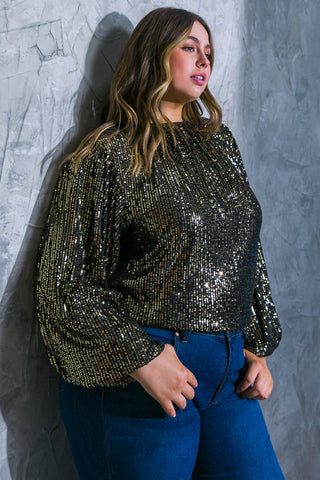 HOPE YOU REMEMBER SEQUIN TOP - By Baano
