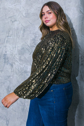 HOPE YOU REMEMBER SEQUIN TOP - By Baano