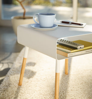Storage Table - Short (14" H)  - Steel + Wood - By Baano