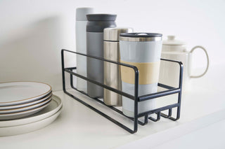 Glass and Mug Cabinet Organizer - Steel - By Baano